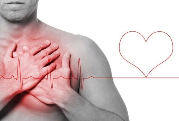 heart attack as a cause of pain in the back under the left shoulder blade