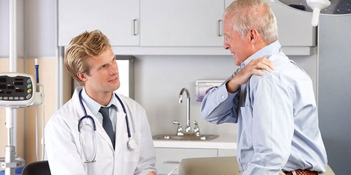 shoulder joint pain due to arthrosis